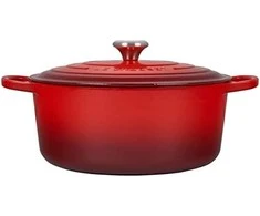Le Creuset Verschiedene LeCreuset skrudintuvas SIG apvalus 30cm vyšnių raudonumo