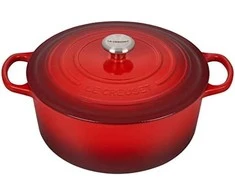 Le Creuset Verschiedene LeCreuset skrudintuvas SIG apvalus 30cm vyšnių raudonumo
