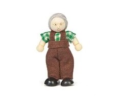 Le Toy Van Mažos medinės Budkins lėlės - Senelis ( BK1001 )