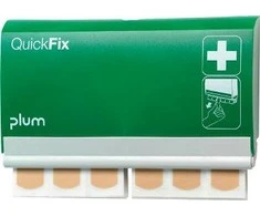 Pleistrų laikiklis + 90 pleistrų PLUM QuickFix Textile