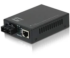 Šakotuvas Level One LevelOne šviesolaidinis keitiklis LevelOne FVT-2001 tinklo keitiklis 100 Mbit/s 1310 nm daugiafunkcinis juodas
