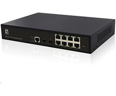 Šakotuvas Carruzzo LevelOne GEL-1061 tinklo komutatorius Valdomas L2 Gigabit Ethernet (10/100/1000) Juoda