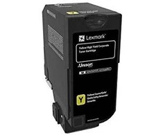 Lexmark 74C2HYE tonerio kasetė Originalus Geltona 1 vnt