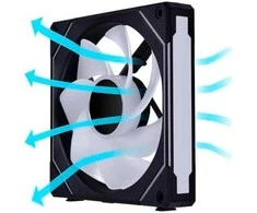 Lian Li UNI FAN SL-INF 140 ARGB Reverse Blade PWM Fan - 140mm, juodas