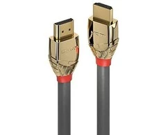 HDMI kabelis - LINDY Gold Line Didelės Spartos HDMI Kabelis M/M, 7,5 m, Pilkas