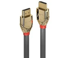 HDMI kabelis - LINDY Gold Line Standartinis HDMI Kabelis M/M, 15 m, Pilkas