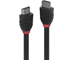 HDMI kabelis - LINDY Juodas Line Standartinis HDMI Kabelis, M/M, 10 m, Juodas