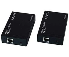 HDMI Signalo Ilgintuvas - LINDY Cat.6 HDMI 4K30, IR &amp; RS-232 HDBaseT Ilgintuvas su PoC, 70 m, Juodas