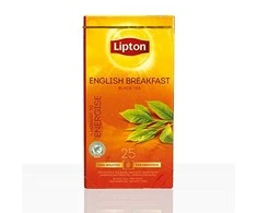 Juoda arbata LIPTON ENGLISH BREAKFAST, 25vnt./pakuotėje x 2 g