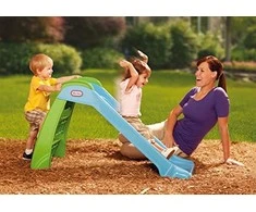 „Little Tikes Garden Slide“ pirmiausia slidinkite mano pirmąjį 95 cm mėlyną