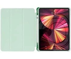 Hurtel Stand Planšetė Smart Apple iPad Pro 12.9 '' 2021/2020 su stoveliu dėklas planšetiniam kompiuteriui žalios spalvos