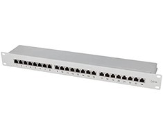 LogiLink Lankstinukas 19 "1U 24x RJ- 45 Cat.6A Pilka (NP0060)