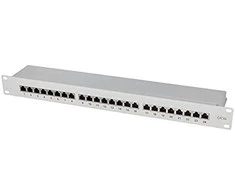 LogiLink Lankstinukas 19 "1U 24x RJ- 45 Cat.6A Pilka (NP0060)