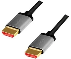 LOGILINK CHA0105 HDMI laidas A/M į A/M 8K/60Hz alu juodas/pilkas 2m