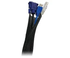 LOGILINK Elastyczny organizator kabli, juodas