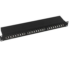 LogiLink Patchpanel Logilink 19" Einbau Kat.6 STP 24 Port, juodas - NP0055