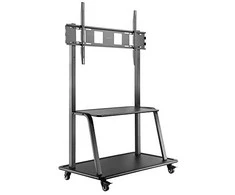 Laikiklis LOGILINK BP0085 TV monitorius vežimėlis 60-105colių aukštis reguliuojamas 150kg maks.