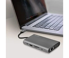 Stotis / replikatorius LogiLink USB-C 10W1 (UA0383)
