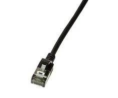 2direct LogiLink Patchkabel CAT6A U/FTP TPE SlimLine juodas 0,3m