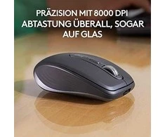 LOGITECH MX Anywhere 3S verslui Pelė dešiniarankis optinis 6 mygtukai belaidis Bluetooth Bolt USB imtuvas