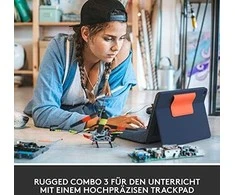 Logitech RUGGED COMBO 3 TOUCH Mėlynas - Mėlynas - DEU - EMEA