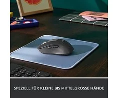 LOGITECH Signature M650 verslui Optinė pelė 5 mygtukai wireless Bluetooth 2.4 GHz Bolt USB receiver graphite