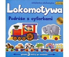 Dėlionė Adamigo Lokomotyvas - keliauti su numeriais - GXP- 60570