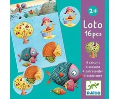 Lotto Djeco Loto žaidimas - 4 sezonai (16 vnt.) ( DJ08123 )