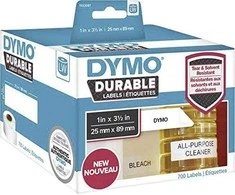 Dymo patvari daugiafunkcinė etiketė 25mmx89mm