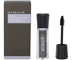 M2 Beauté Juodas Nano blakstienų tušas Nutrition and Amp Natural Growth 6 ml
