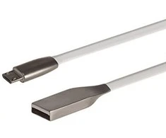 MACLEAN MCTV-833W Maclean MCTV-833W kabelis USB AM mikro plokščias, nesipainiojantis 1m baltas
