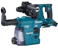 Makita DHR280ZWJ Akumuliatorinis perforatorius, 2X18 V, SDS-PLUS, 2,8J LED, VACUUM, Be akumuliatorių ir kroviklio!, MAKPACK