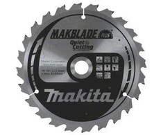 Makita T.C.T. pjūklas MAKBLADE PLUS 190X2X20mm 5° T60 B-08757 T.C.T • 190 x20 mm • T60 • 5° • Medienai