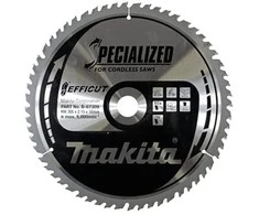 Makita T.C.T. pjūklas EFFICUT 305X2.15X30mm 10° T60 B-67256 T.C.T • 305 x30 mm • T60 • 10° • Medienai