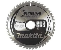 Makita T.C.T. pjovimo diskas EFFICUT B-68622 T.C.T • 190 x30 mm • T45 • 23° • Medienai