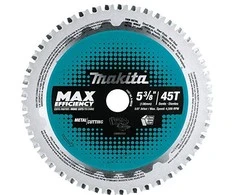 Makita T.C.T. pjūklas EFFICUT METAL 136X1.1X20mm 0° T45 B-69272 T.C.T • 136 x20 mm • T45 • 0° • Metalui/Nerūd. plienui