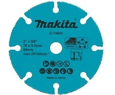 Makita Kietmetalio diskas su kietmetalio abrazyvu, 76mm D-74837 DMC300
