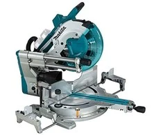 Makita DLS211ZU Akumuliatorinis pjovimo staklės 2x18 V, 305 mm, 107x363 mm, AWS (su AWS lustu), DXT, ADT, bešepetėlinis variklis, Be akumuliatorių ir kroviklio!