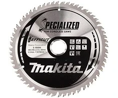 Makita T.C.T. pjūklas 216X30X2,0MM 10° T60 E-08888 T.C.T • 216 x 30 mm • 60 T • 10° • Medienai