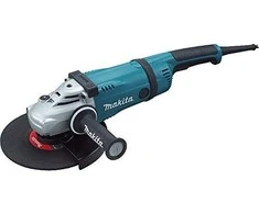 Makita GA9040SF01 Kampinis šlifuoklis, 2600 W, 230 mm, 6,7kg, pasukama galinė rankena, antivibracinė šoninė rankena, super flanšas