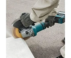 Makita kampinis šlifuoklis GA038GT201, 40V XGT, 2x5.0Ah 230mm