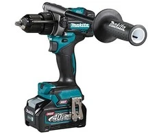 Makita HP001GM201 Smūginis Akumuliatorinis gręžtuvas-suktuvas XGT, 140/68NmNM, bešepetėlinis variklis, 13mm metalinis griebtuvas, 2X4,0Ah, greitasis kroviklis; MAKPAC lagaminas