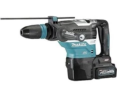 Makita HR005GM202 Perforatorius XGT, SDS-MAX, 8 J, 40mm; 7,4kg, bešepetėlinis variklis, AVT, AFT, AWS (su AWS lustu); XPT; 2X4,0Ah, greitasis kroviklis