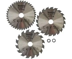 Makita T.C.T. pjūklas 185X2X30mm 20/20/18° T16/24/40 D-44769 T.C.T • 185 x30 mm • T16/24/40 • 20/20/18° • Medienai