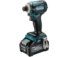 Makita TD001GM201 Smūginis suktuvas XGT, 1/4", 220Nm, bešepetėlinis variklis, 2X4,0Ah, greitasis kroviklis; MAKPAC lagaminas