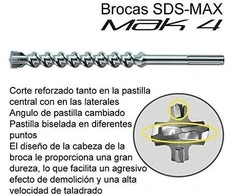 Grąžtas Makita SDS-MAX 16X1320mm ZENTRO P-77768