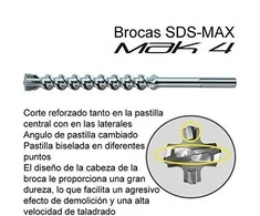 Grąžtas Makita SDS-MAX 40X1200/1320 ZENTRO P-78184