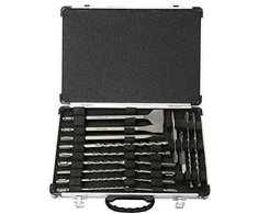 Grąžtas 17 dalių grąžtų rinkinys Makita D-42444; SDS-Plus