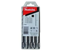 Grąžtas Makita SDS-PLUS Grąžtų Komplektas (5x110, 6x110, 6x160, 8x110, 8x160) B-49052