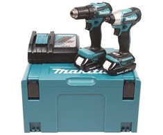 Makita DLX2220AJ Akumuliatorinių įrankių komplektas LXT 2x2,0Ah (DDF483+DTD155)